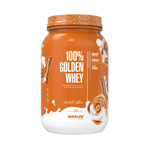 Maxler Golden Whey Булочка с корицей 907 г