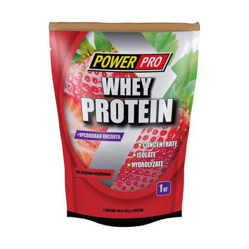 Power Pro Whey Protein Клубника 1000 г