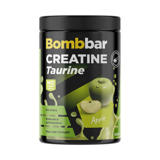 Bombbar Creatine  Taurine Зелёное яблоко 300 г